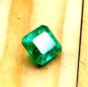Excellent Radiant Cut Columbian Emerald Loose Gemstone 12Ct Certified Best Offer - Picture 1 of 7