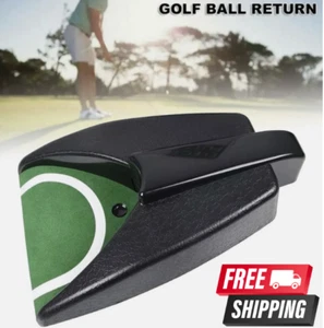 Golf Ball Auto Return Putting Machine Aid Trainer Kickback Golf Practice Gift - Picture 1 of 8
