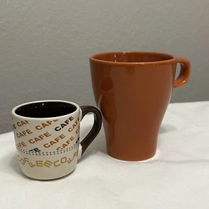 IKEA Coffee & Khouri Espresso Mug Set Fargrik 2 Cups Retro Decorative Fuctional - Picture 1 of 7