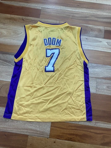 Adidas Vintage Los Angeles Lakers Lamar Odom basketball YOUTH SZ L 14-16 jersey Cover