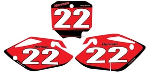 Custom Number plates for Honda CRF 150R 2007 - 2025 - Picture 1 of 3