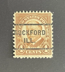 Rockford, Illinois Type 255 Precancel - 4 cents Taft - U.S. #685 - IL - Picture 1 of 1