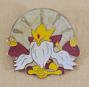 Pokemon Official Pin Mega Alakazam 2016 Enamel 1.5" - Picture 1 of 2