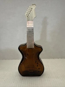 Guitarra Eléctrica Avon De Colección Wild Country After Shave Botella Años 70 Vidrio Marrón - Imagen 1 de 8
