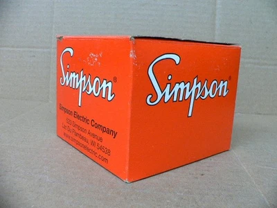Simpson Electric Company Mc09977-4, 20Fp234-1 (usado, sin vidrio) clasificación porcentual Foto 1 de 3