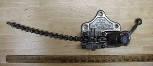 Antique Williams Vulcan No. 11 Superior Chain Pipe Vise,1/8"-2-1/2" Cap,XLINT! - Picture 1 of 7