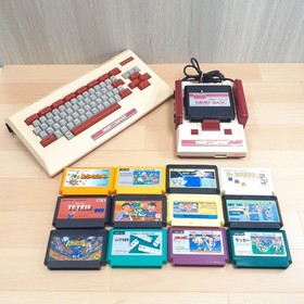 Nintendo Family Basic Keyboard with Famicom console & 12 games Japan NTSC-J