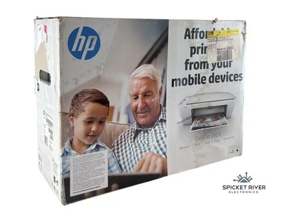 NEW - HP Deskjet 2624 All-in-One Wireless Instant Ink Printer, Copier, Scanner - Image 1 of 4
