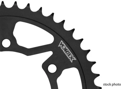Vortex Steel Rear Sprocket - Black - 44T Motorcycle ATV/UTV Street Bike 435S-44 - Image 1 of 3