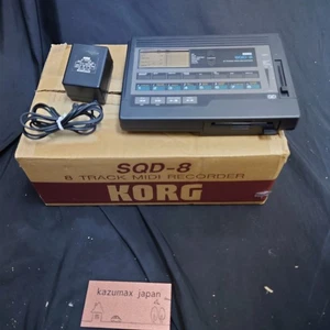 Korg SQD-8 8-Track MIDI Recorder Sequencer with Power Adapter and Box free shipp - Picture 1 of 5