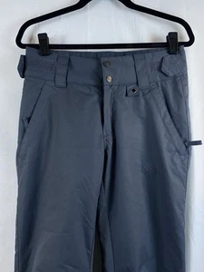 Women’s Size Small Snow Pants Side Ankle Zipper Adjustable Waist Dark Grey - Picture 1 of 9