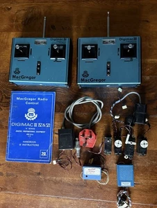 2 x MacGregor Digimac III (3) RC Transmitters + Charger + Servos etc. - Picture 1 of 4
