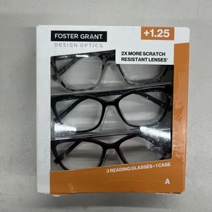 Design Optics by Foster Grant Fashion Cateye 811 Lesebrille 3 Stück +1,25 - Bild 1 von 2