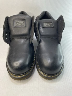 Dr. Martens промышленный черный стальной носок размер 11 масло устойчивый новый с Ярлыками - Изображение 1 из 4