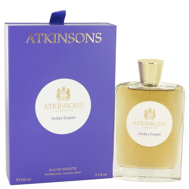 Eau de Toilette Spray Amber Empire de Atkinsons 3,3 OZ para Mujer Nuevo en Caja Foto 1 de 1