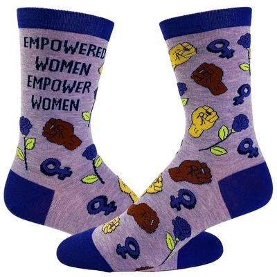 Women's Empowered Women Empower Women Socks Girl Power Novelty Footwear - Image 1 of 4
