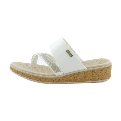 Zapatos deportivos Bzees Bora blancos brillantes para mujer talla 10 W Foto 1 de 4