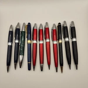 PIERRE CARDIN Black and Burgundy Pen and Mechanical Pencil Sets Lot - Picture 1 of 8
