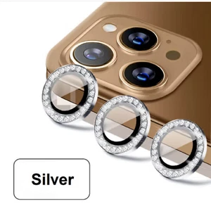 For iPhone 15 14 13 Pro Max/Plus/Pro Diamond Tempered Glass Len Camera Protector - Picture 1 of 23
