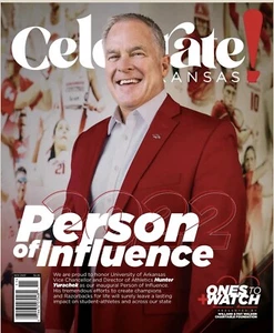 Razorbacks Athletics Hunter Yurachek Celebrate Arkansas Magazine Nov 2022 - Picture 1 of 4