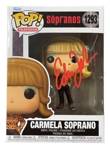 Edie Falco Signed Carmela Soprano Funko Pop #1293 The Sopranos Beckett Witnessed - Picture 1 of 7