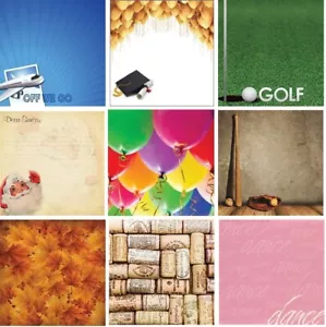 148 Scrapbook Papers VARIETY Reminisce double-sided 12x12" cardstock U-CHOOSE - Picture 1 of 149