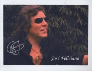 JOSE FELICIANO SINGER 8.5X11 SIGNED AUTOGRAPHED PHOTO W/ COA - Picture 1 of 1