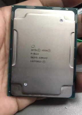 Intel Xeon Platinum p-8124 CPU processor sr2ys 18-core 3.0ghz 3.7 Turbo lga-3647 - Image 1 of 3