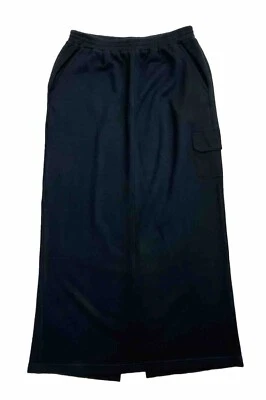 NUEVO CON ETIQUETAS Falda Liz Claiborne Mujer PM Negra Tejida Bolsillos Modesta Carrera Oficina Foto 1 de 4