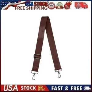 Purse Strap Replacement, 29.5-55" Adjustable Canvas 1.5" Wide Cross Body Brown - Picture 1 of 10