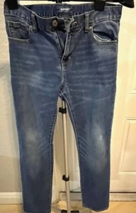 OLD NAVY BOY'S JEANS ADJUSTABLE WAIST SIZE 16 REG SKINNY - Picture 1 of 10