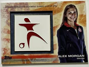 Alex Morgan 2012 Topps Olympics- Commemorative Olympic Games Event Pin #ELP-AMO - Picture 1 of 4