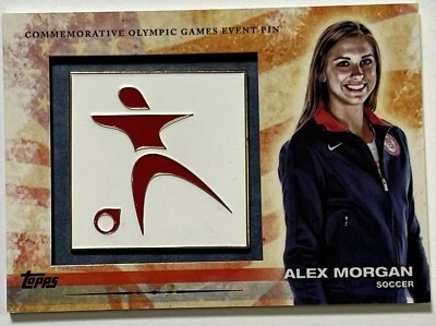 Alex Morgan 2012 Topps Olympics- Commemorative Olympic Games Event Pin #ELP-AMO  - Image 1 of 4