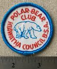 Vintage HIAWATHA COUNCIL Boy Scout Polar Bear Club PATCH BSA Scouts Camp 2"