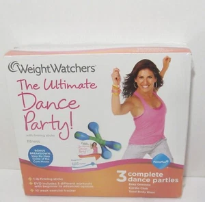 Weight Watchers The Ultimate Dance Party w/Firming Sticks Exercise Tracker, DVD - Picture 1 of 3