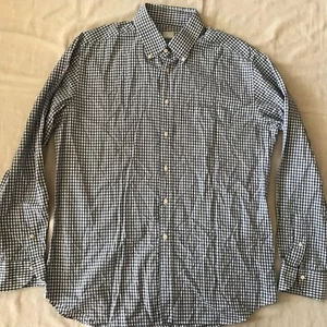 XACUS MEN'S ITALIAN DRESS SHIRT CHECKERED ECOLUTION FIT SZ 17 43 - Picture 1 of 11
