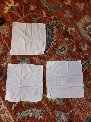 Lote de 3 pañuelos bordados vintage para mujer Madeira Foto 1 de 4