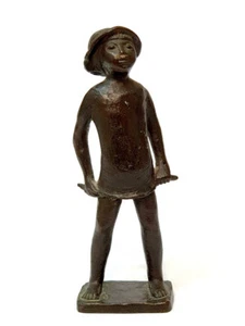 Karl Kluth (1922-2012) Escultura de bronce "Jeanette" Figura Figura Figura alrededor de 1960 - Imagen 1 de 7