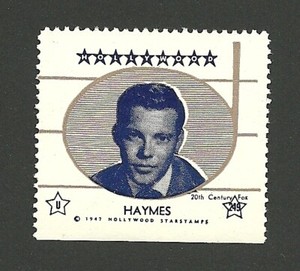 Dick Haymes Movie Film Pop Music  Star 1947 Hollywood Sticker Stamp