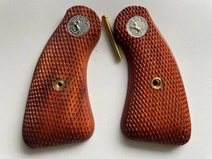 New Decorate Grips For Colt D Frame Long Butt(early 60s)Detective Special#silver - Picture 1 of 7