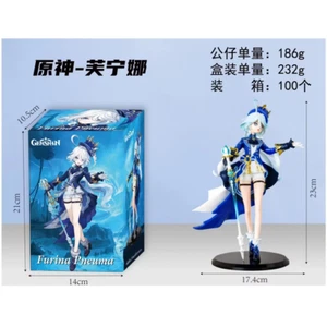 23cm Genshin Impact Furina PVC Action Figure - Cute Anime Collectible Doll - Picture 1 of 6