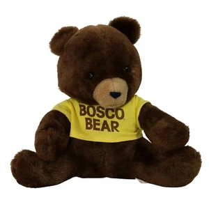 Peluche orso Bosco vintage peluche animale fiera cioccolato orso marrone - Foto 1 di 12
