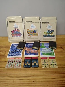 Lot Of 3 Intellivision Voice Cartridges Bomb Squad, B-17 Bomber, Space Spartans - Picture 1 of 23