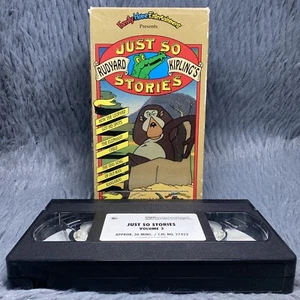 Rudyard Kipling's Just So Stories VHS Tape 1992 fhe Leopard Elephant Sing-Song - Picture 1 of 8