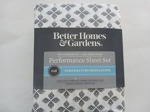 Better Homes &Gardens Performance Full Sheet Set 400 Thread Count Zaiba Ditsy - Picture 1 of 3