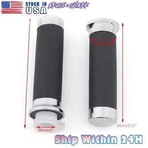 Empuñadura de mano motor 1" 25 mm para Honda Shadow VT/XVS 400/600/750/1100/1300 Magna U5 - Imagen 1 de 4