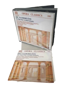 MOZART MAGIC FLUTE DIE ZAUBERFLOTE HALASZ 2CD+Book BOXSET NAXOS - Picture 1 of 7