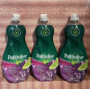 3x Palmolive Dishwashing Liquid Dish Soap RelaxingLavender & Lime Scent 20oz Ea. - Picture 1 of 3