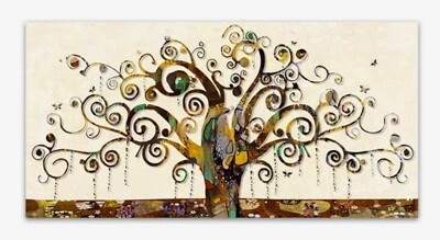 Canvas Wall Art  TREE OF LIFE  by GUSTAV KLIMT   12 x 24  Unframed    588 - Image 1 of 3