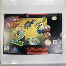 Earthworm Jim 2 Super Nintendo Snes Video Game In Original Box No Manual